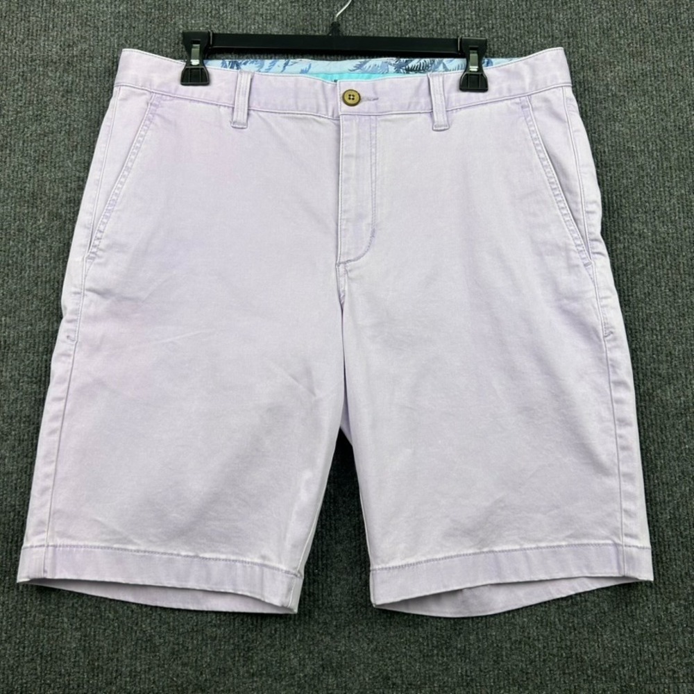 Tommy Bahama Men's 33 Shorts Purple Lavendar Soft Stretch Outdoors Casual Preppy